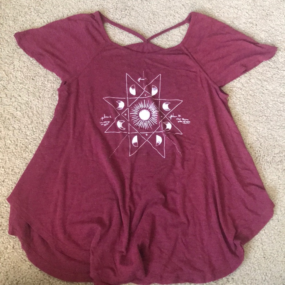American Eagle flowy shirt